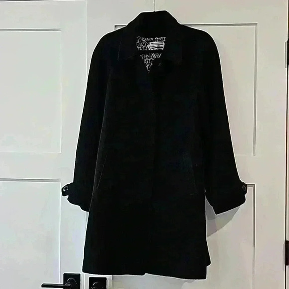 Marvin Richards Jackets & Blazers - Marvin Richards black wool long pea coat. Size Small sku0048